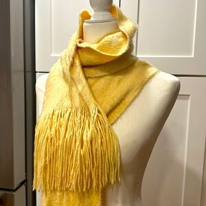 EUC Vintage Bebe Fuzzy Fringe Scarf